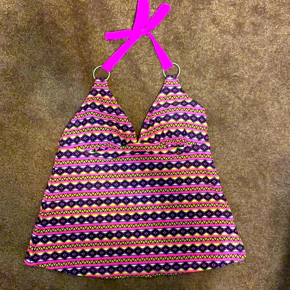 Converse Padded Halter Tankini Top